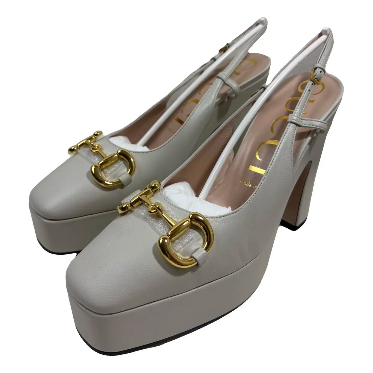 Gucci leather heels